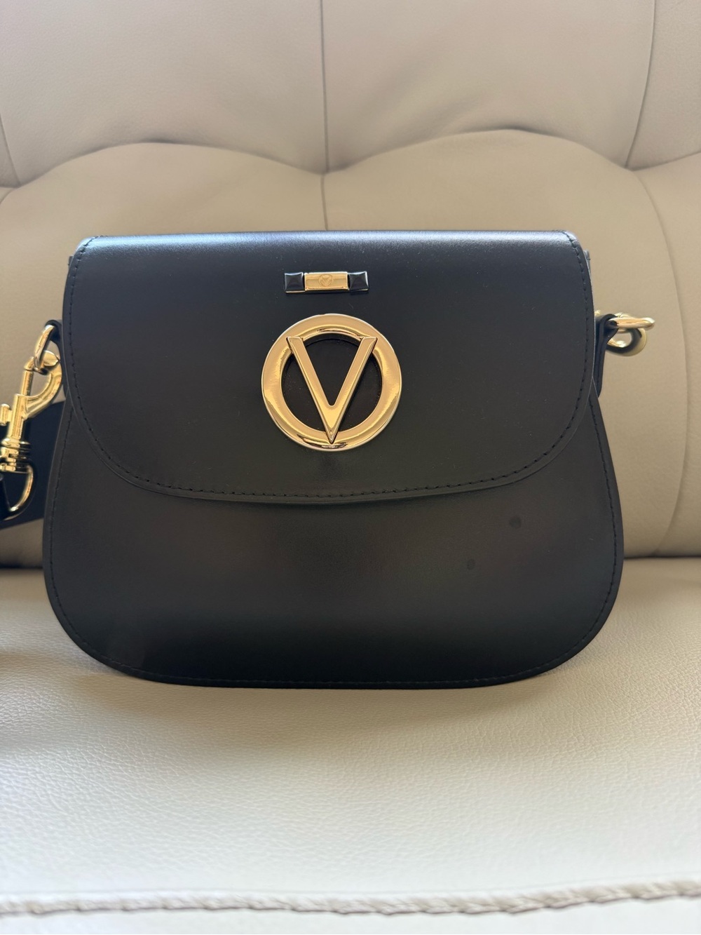 Valentino Leathrr Crossbody Bag with gorgeous strap!